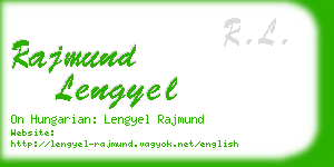 rajmund lengyel business card